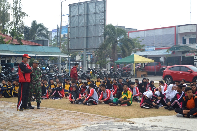 155 Siswa/i dari 8 sekolah di Kecamatan Mandau Antusias Mengikuti Seleksi Paskibra Tahun 2019 Tingkat Provinsi Riau Dan Kabupaten Bengkalis 