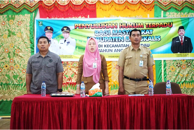 Penyuluhan Hukum Terpadu Bagi Masyarakat di Kecamatan Mandau