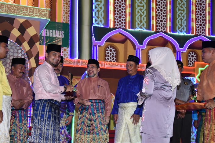 Mandau Kembali Juara 1 Pawai Taaruf MTQ Kabupaten Bengkalis