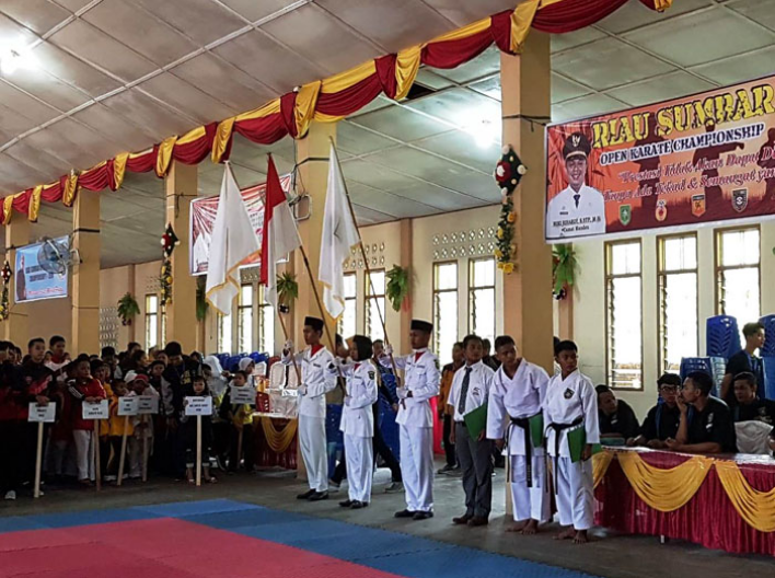 Bupati Bengkalis Buka Riau Sumbar Open Karate Championship