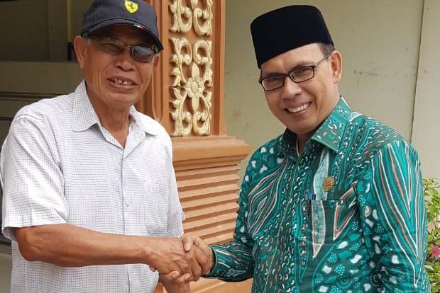 Ucapkan Terima Kasih, Ketua LPTQ Mandau Kunjungi Masjid Assalam Babussalam Duri