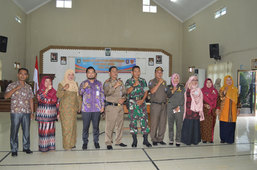 Sebanyak 113 Anggota SATLINMAS di Kecamatan Mandau Dilantik